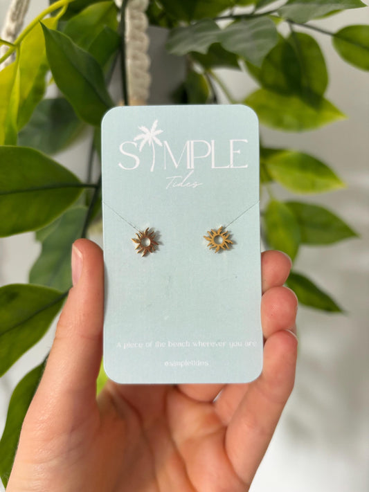 Sun Stud Earrings