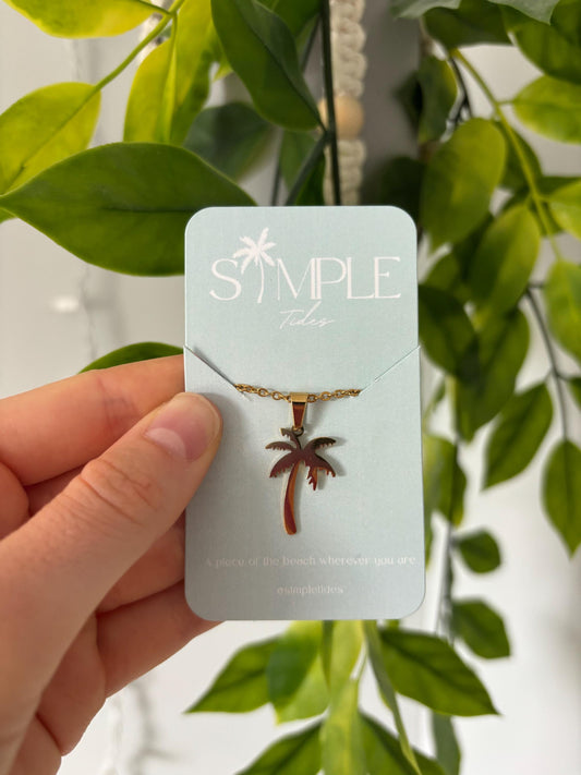 Palm Tree Necklace