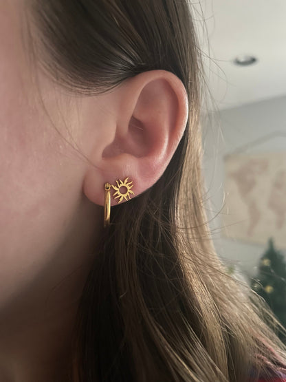 Sun Stud Earrings