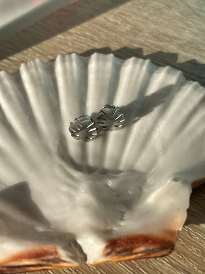 Leaf Stud Earrings