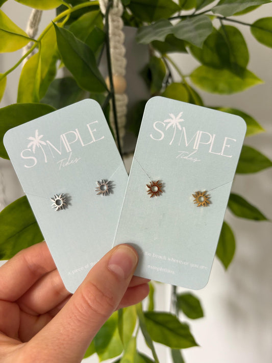 Sun Stud Earrings
