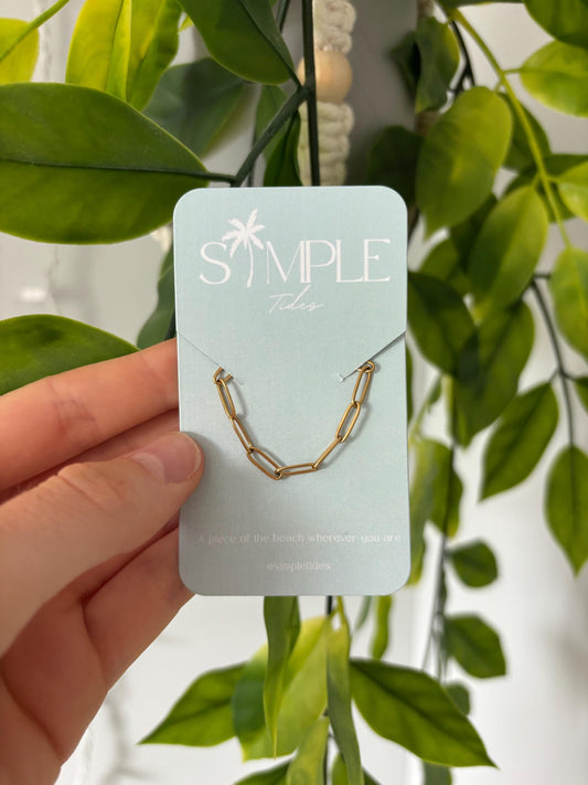 Paperclip Chain Necklace