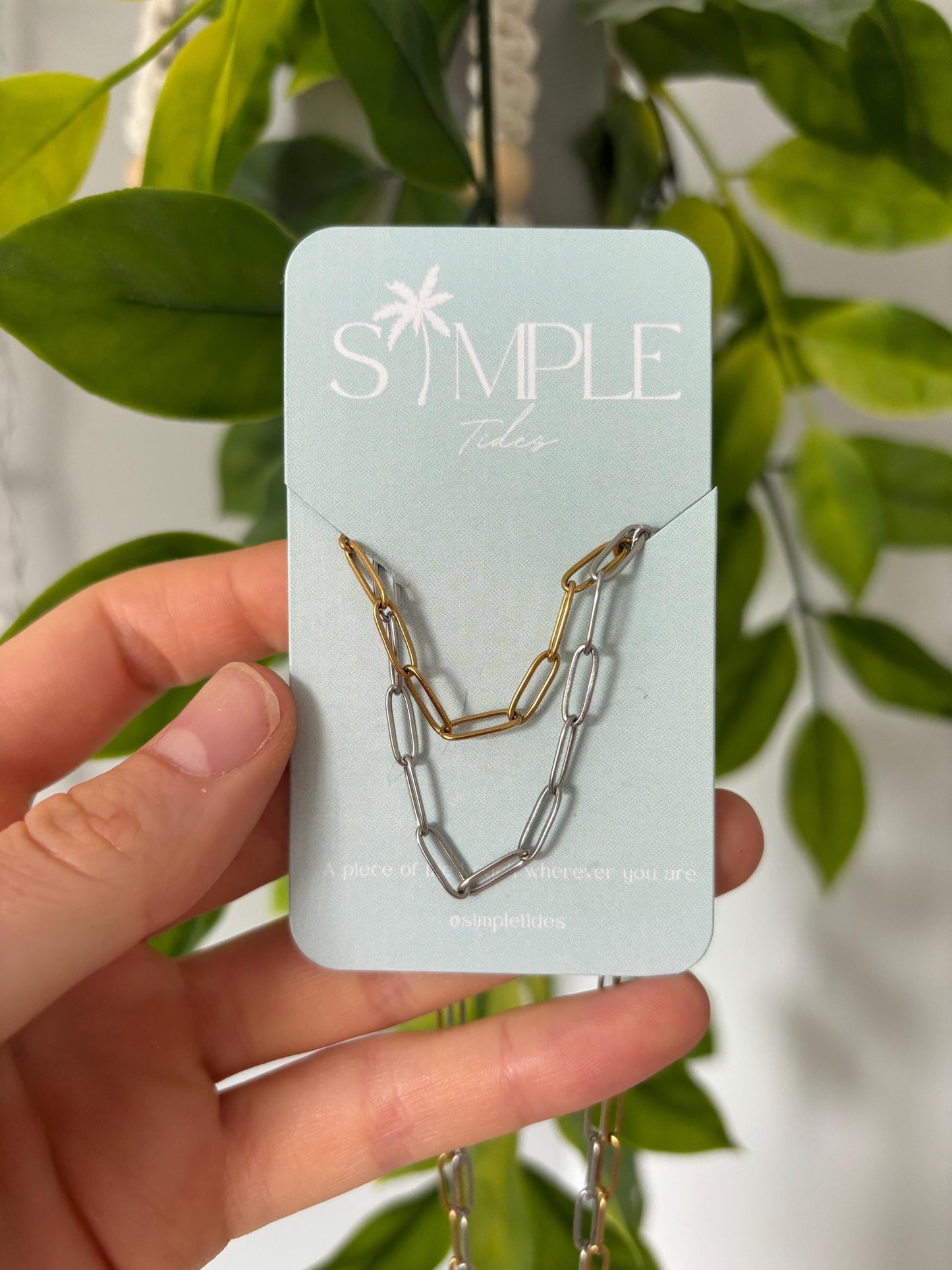 Paperclip Chain Necklace