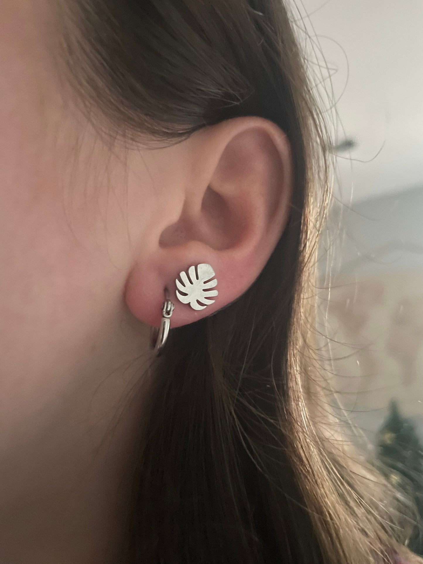 Leaf Stud Earrings