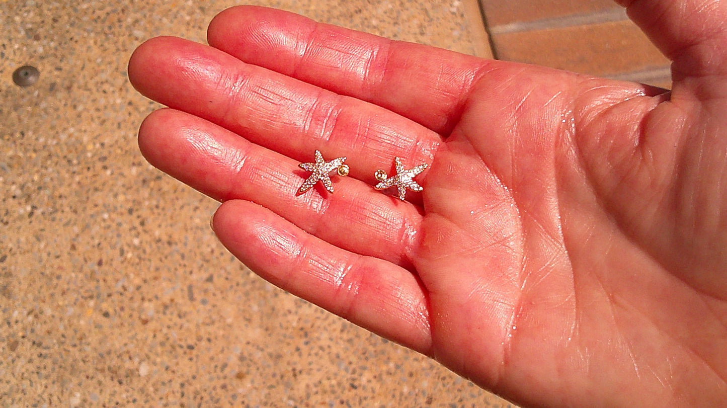 Starfish Stud Earrings