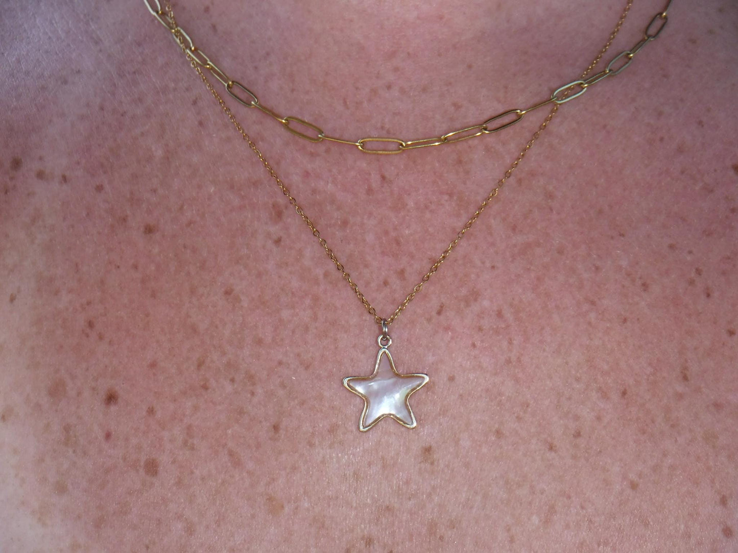 Pearl Star Necklace